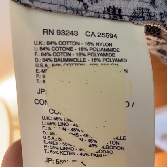 DIESEL soft chambray and lace button up shirt. - Picture 6 of 6